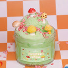 Limited edition peach butter slime | Fluffy cloud-like texture | Adorable chick and watermelon or mushroom decorations | Sweet scented stress relief slime | Perfect for shaping, stretching, and sensory play | 8oz slime for long-lasting fun
