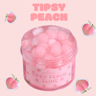 Tipsy Peach Brew Slime | Premium Smooth Slime | Peach Pom-Poms & Plastic Leaves | Sweet Peach Aroma | Stress Relief & Sensory Fun | Eco-Friendly Slime | Winsons Slime |Princess Slime