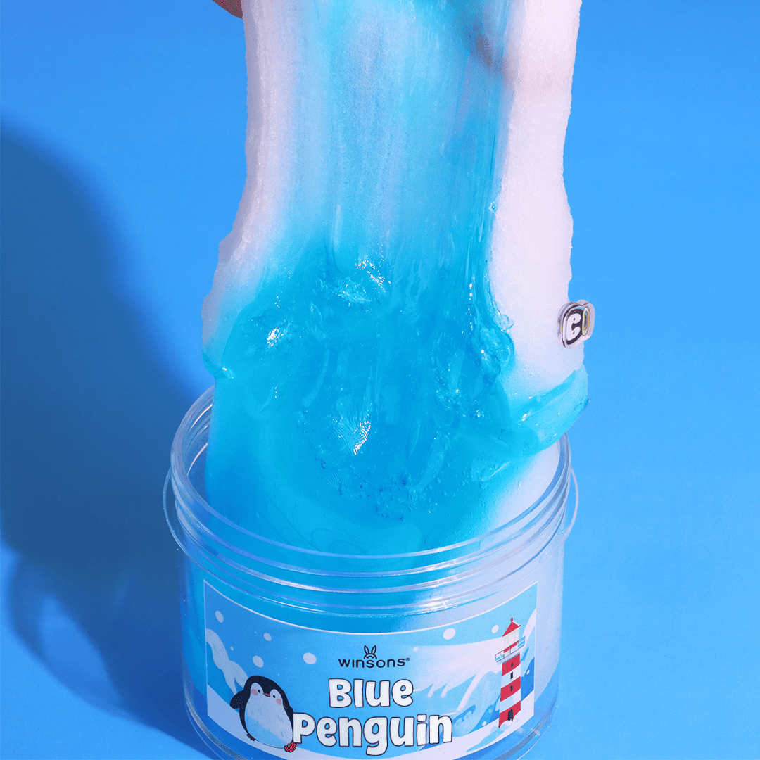 Blue Penguin Clear Slime | Clear Slime |Icee Slime | Stretchy & Non-Sticky Slime | DIY Slime Kit | Crystal Slime | Slime ASMR | Best Slime for Sensory Play | Nature-Inspired Slime with Penguin, Coconut Tree & Lighthouse Toppings | Cool Slime | Buy Slime | Best Slime Shop | Slime Store | Slime Shop Near Me | Slime Kits for Fun & Relaxation | Best Slime for DIY Slime Enthusiasts | Buy Slime Online | Crystal Slime for Sensory Play
