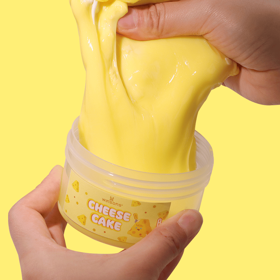 Cheese Cake Slime | Butter Slime | Yellow Slime | Food Slime | DIY Slime Kit | Smooth, Stretchable Slime | Stress Relief & Sensory Fun | 8 oz Slime | Cheese Cake Toppings | Whipped Cream | Star Slices | Butter Texture | Slime with Toppings | DIY Food Slime Kit | Relaxing Slime Kit | High quality handmade slime | butter slime soft
