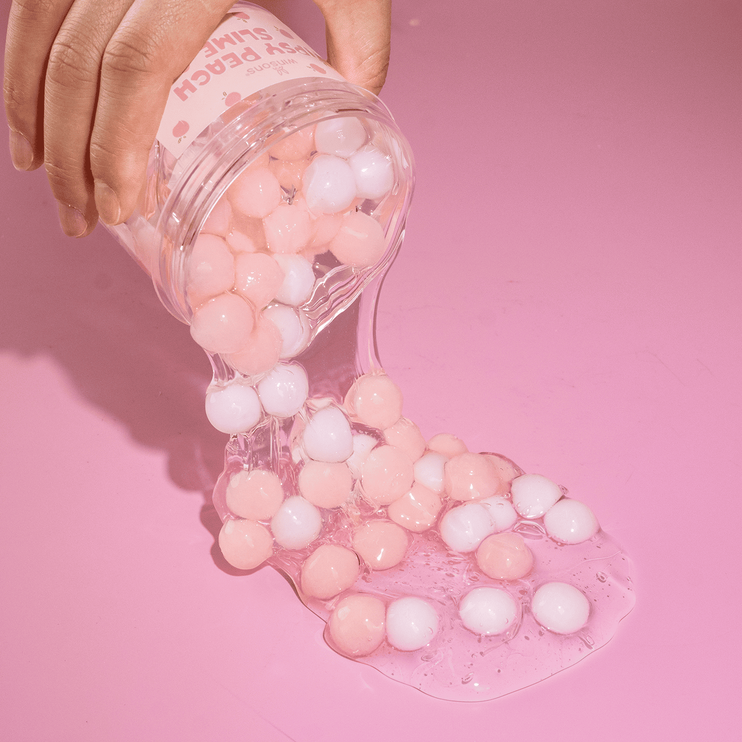 Tipsy Peach Brew Slime | Premium Smooth Slime | Peach Pom-Poms & Plastic Leaves | Sweet Peach Aroma | Stress Relief & Sensory Fun | Eco-Friendly Slime | Winsons Slime |Princess Slime