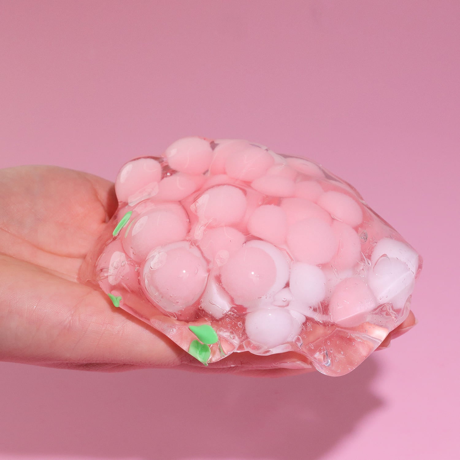 Tipsy Peach Brew Slime | Premium Smooth Slime | Peach Pom-Poms & Plastic Leaves | Sweet Peach Aroma | Stress Relief & Sensory Fun | Eco-Friendly Slime | Winsons Slime |Princess Slime