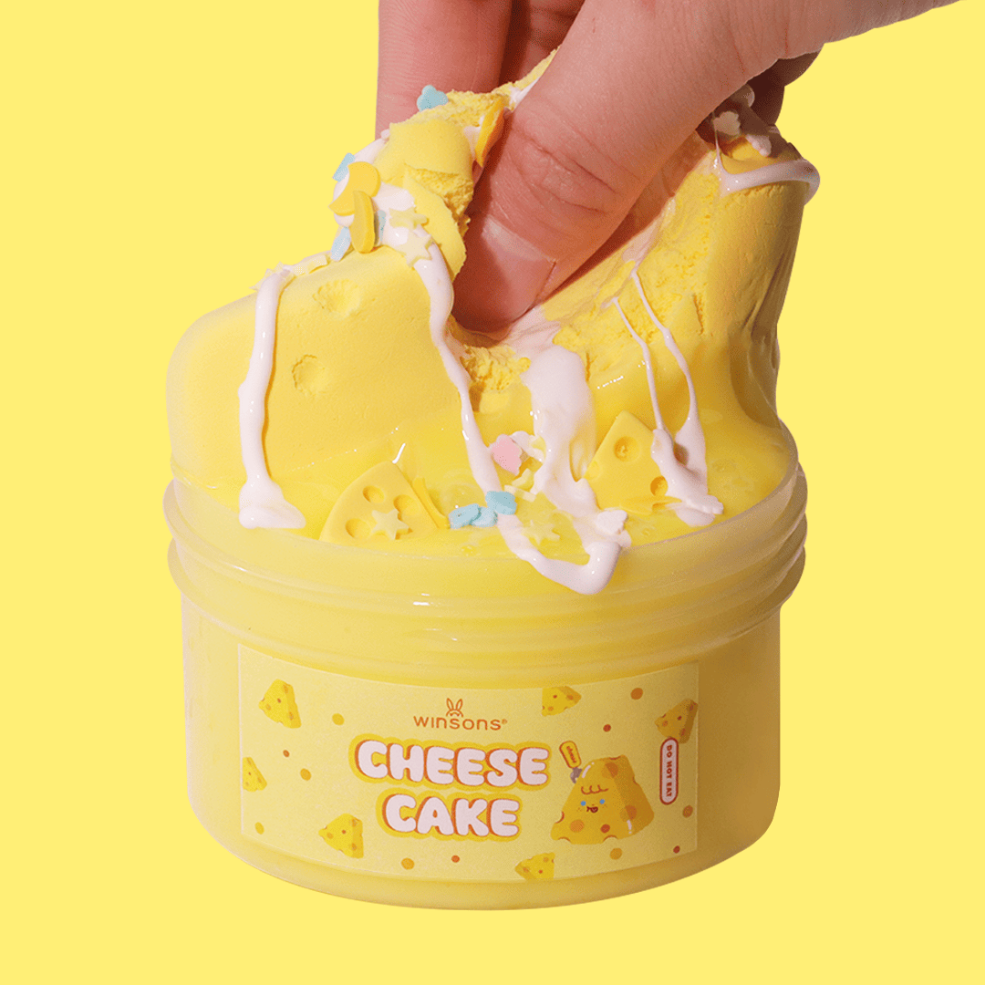Cheese Cake Slime | Butter Slime | Yellow Slime | Food Slime | DIY Slime Kit | Smooth, Stretchable Slime | Stress Relief & Sensory Fun | 8 oz Slime | Cheese Cake Toppings | Whipped Cream | Star Slices | Butter Texture | Slime with Toppings | DIY Food Slime Kit | Relaxing Slime Kit | High quality handmade slime | butter slime soft