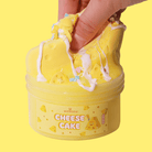 Cheese Cake Slime | Butter Slime | Yellow Slime | Food Slime | DIY Slime Kit | Smooth, Stretchable Slime | Stress Relief & Sensory Fun | 8 oz Slime | Cheese Cake Toppings | Whipped Cream | Star Slices | Butter Texture | Slime with Toppings | DIY Food Slime Kit | Relaxing Slime Kit | High quality handmade slime | butter slime soft