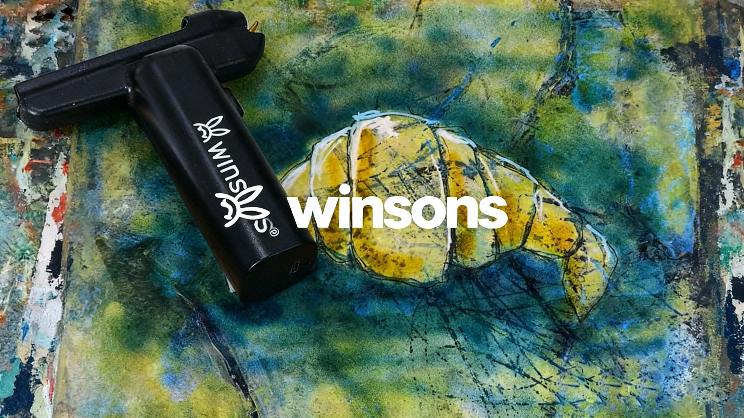 🎨 New Ideas in Abstract Creation: Chris Loud Art Redefines Color Layers with Winsons Electric Airbrush