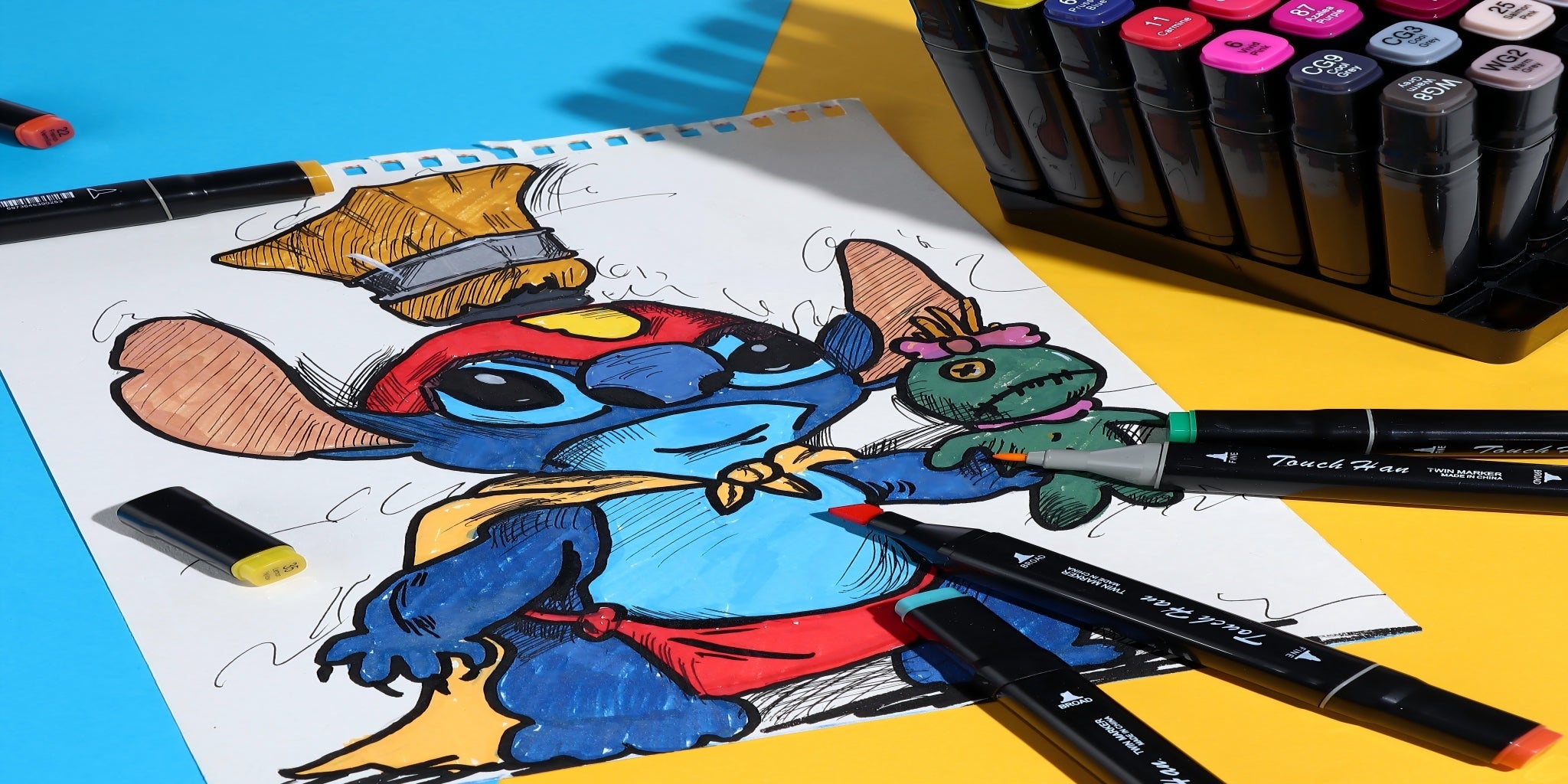 Can alcohol-based markers be used on PLA material?