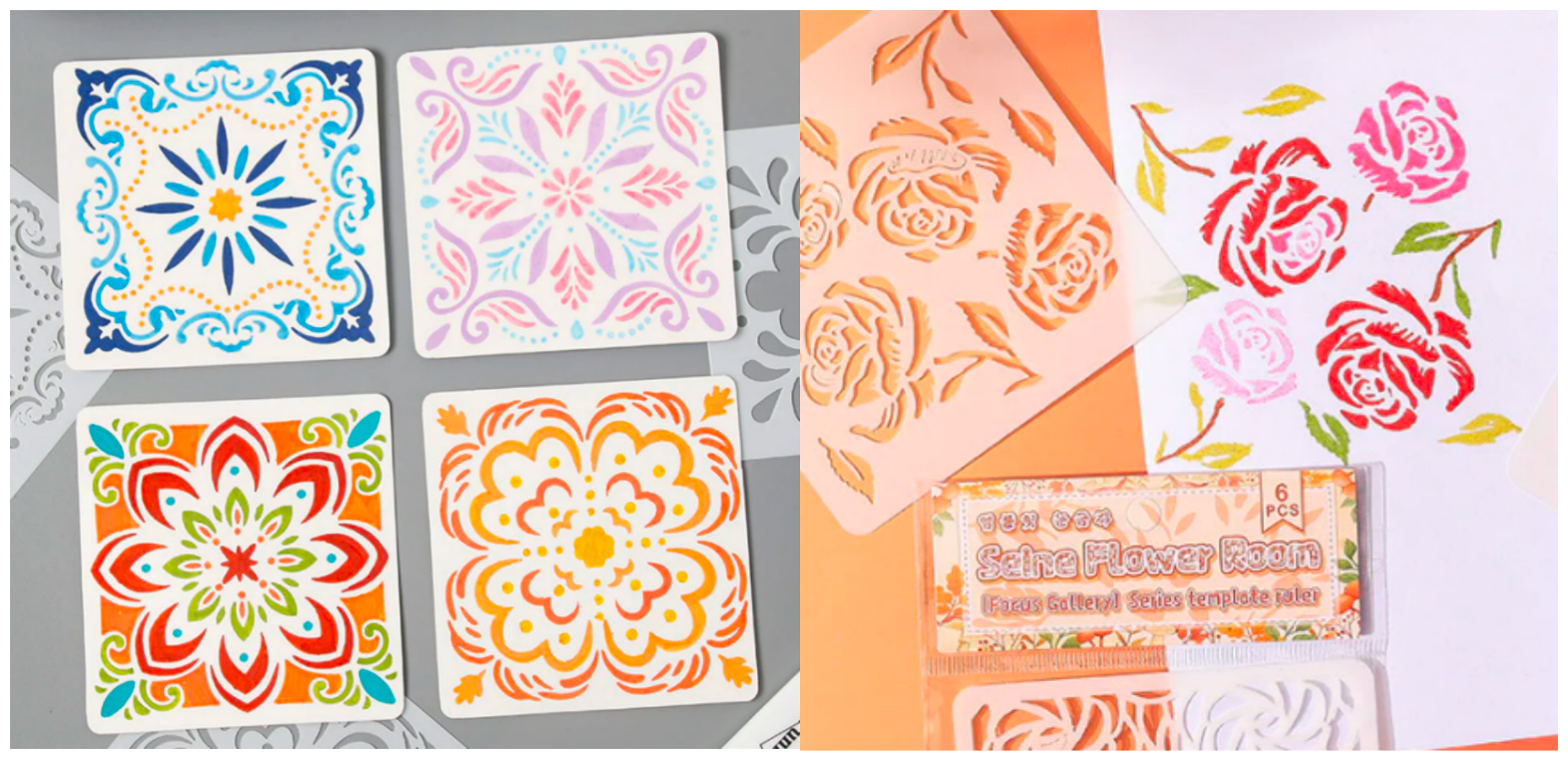 Do you know how to make stencil art easier and more beautiful?
