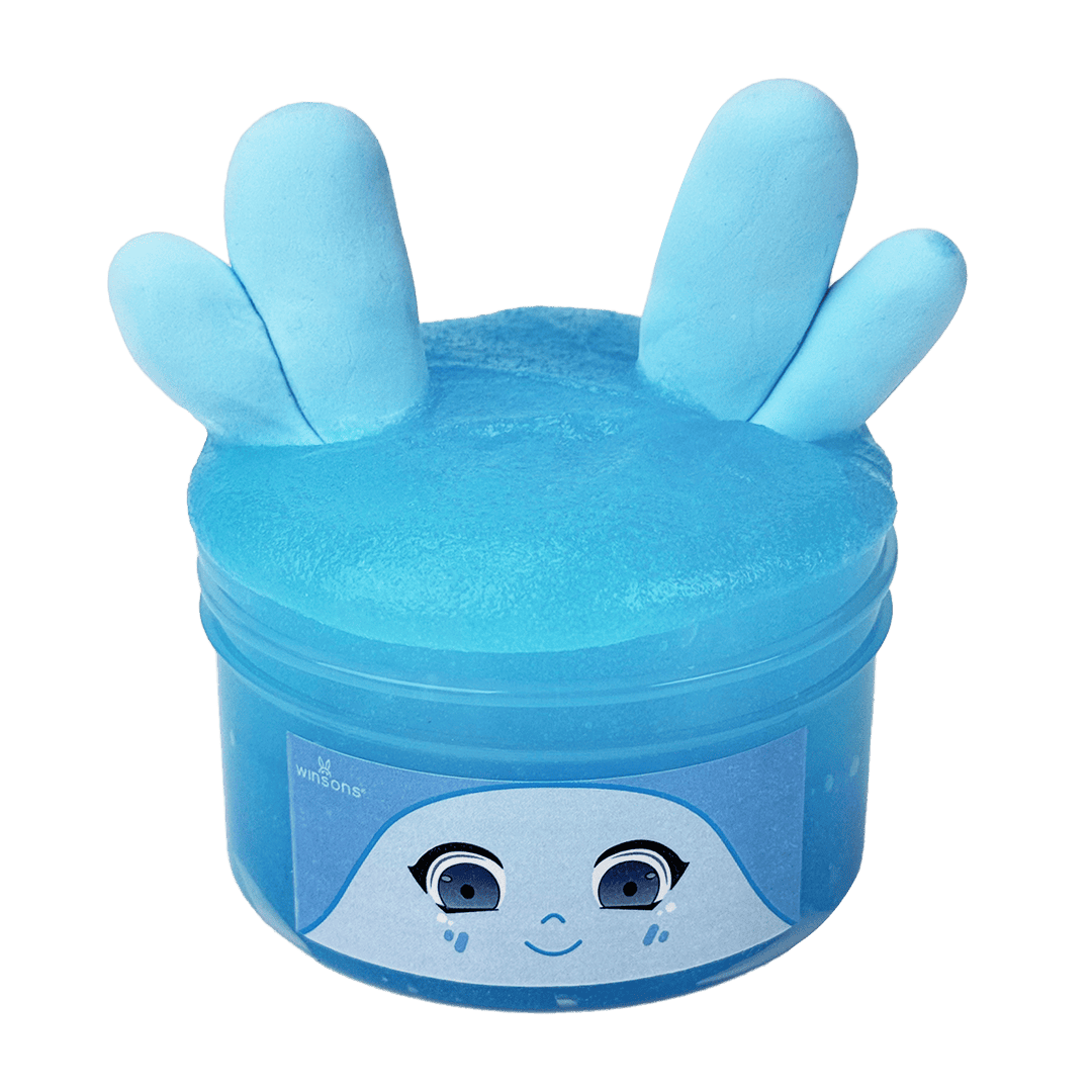 Aobing Dragon Ice Slime | Blue Slime | Glossy Clear Blue Slime | Icee Slime | Stretchy & Non-Sticky Slime | Glitter Slime | Dragon Slime with Dragon Horns | Fun & Interactive Sensory Play Slime | Stress Relief & Relaxing Slime for Kids & Adults | 8 oz Slime | Creative & Tactile Play Slime