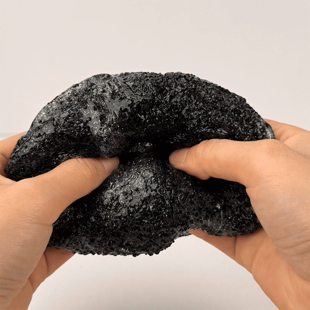 Shen Gong Bao Legend Slime | Black Clear Slime | Stretchy & Non-Sticky Slime | Fluffy Slime with Glitter | Sensory Play Slime | DIY Slime Kit | Black Slime with Rock Shards | Water Clear Slime | Glitter & Stone Add-ins | Relaxing Slime for Kids & Adults | Stress Relief & Interactive Play Slime | 8 oz Slime | Fun & Creative Play Slime | Eco-Friendly Tactile Sensory Slime