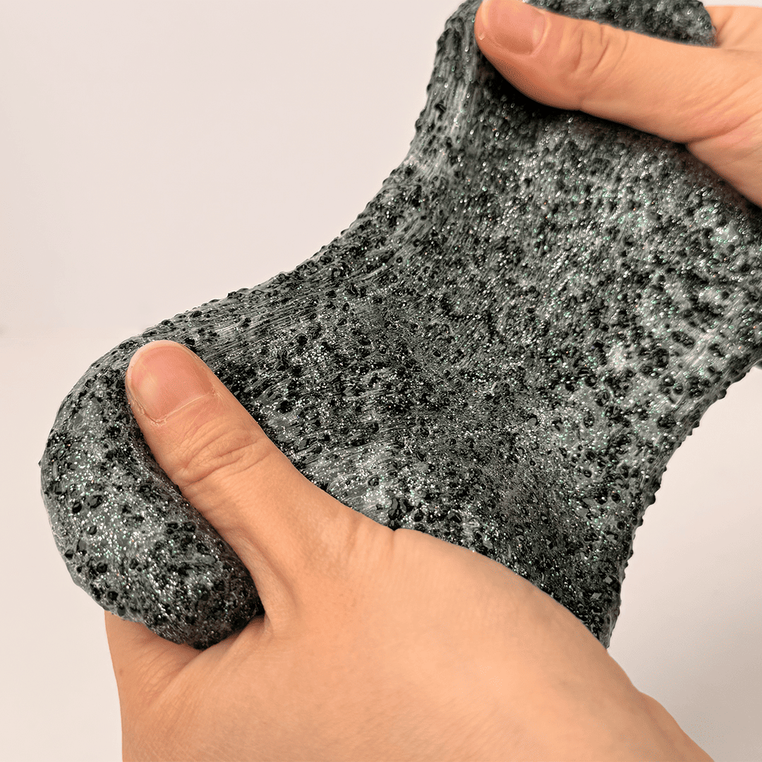 Shen Gong Bao Legend Slime | Black Clear Slime | Stretchy & Non-Sticky Slime | Fluffy Slime with Glitter | Sensory Play Slime | DIY Slime Kit | Black Slime with Rock Shards | Water Clear Slime | Glitter & Stone Add-ins | Relaxing Slime for Kids & Adults | Stress Relief & Interactive Play Slime | 8 oz Slime | Fun & Creative Play Slime | Eco-Friendly Tactile Sensory Slime