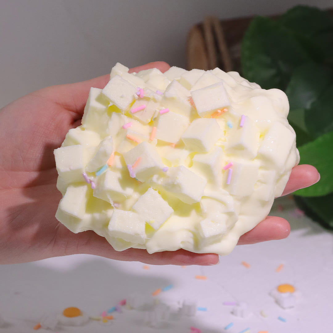 Butter Waffles Cloudy Slime ｜Cloud clay glossy slime｜ Special Slime | glowing slime | DIY Slime | Winsons Slime 