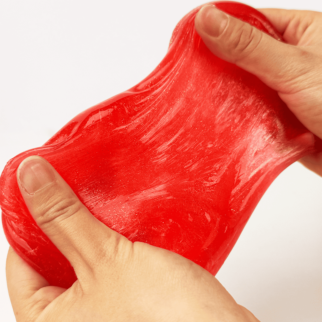 NeZha Reborn Slime | Red Slime | Glossy Clear Slime | Glitter Slime | Stretchy & Non-Sticky Slime | Fluffy Slime with Glitter | Water Glossy Slime | Sensory Play Slime | DIY Slime Kit | Stress Relief & Relaxing Slime | Fun Interactive Play Slime for Kids & Adults | 8 oz Slime | Creative & Tactile Slime