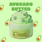 Avocado Butter Cloud Slime | Green Slime | Smooth, Creamy Slime | Food Slime | DIY Slime Kit | Stress Relief & Sensory Fun | 8 oz Slime | Avocado Slices | Matcha Milk Slices | Avocado Butter Texture | Slime with Toppings | DIY Food Slime Kit | Relaxing Slime Kit | Avocado Slime Charms | Matcha-Inspired Toppings Slime