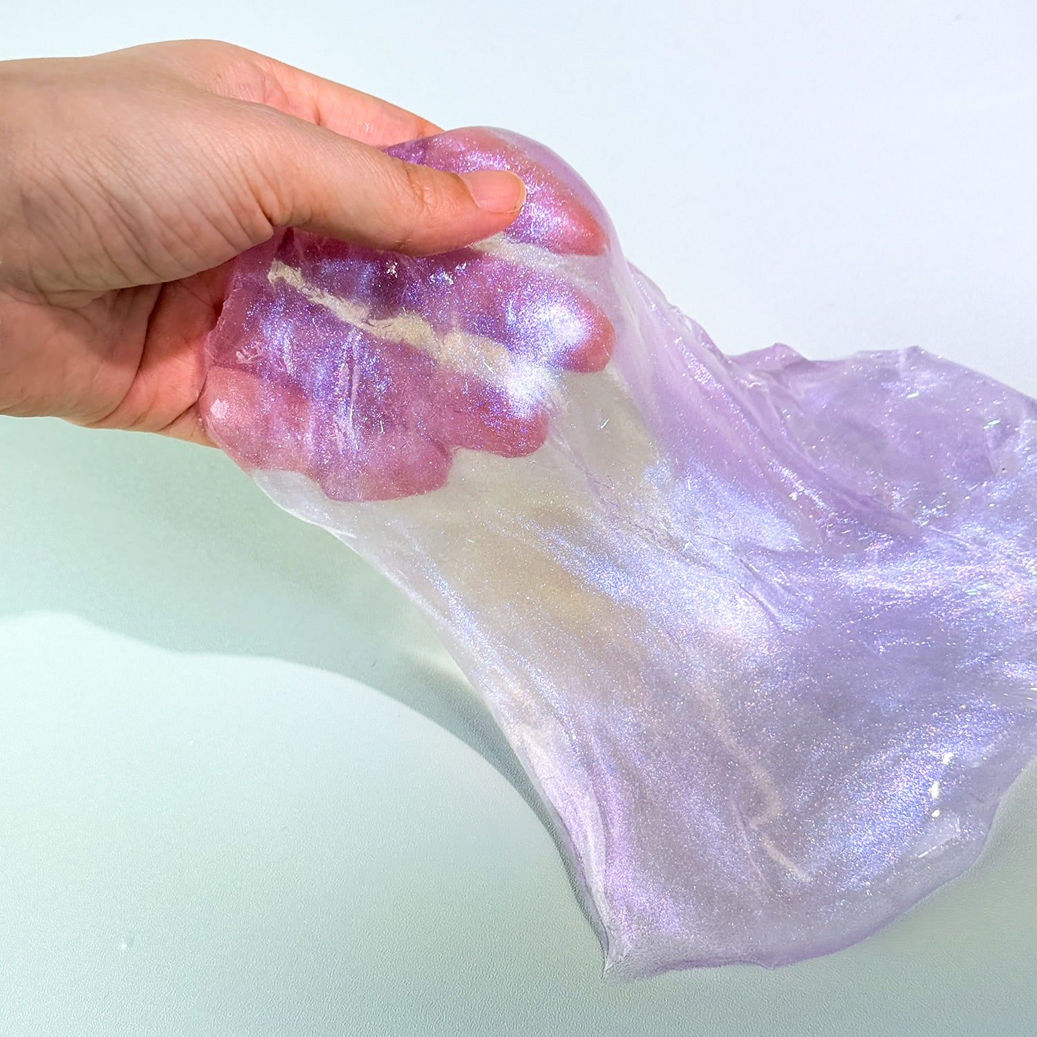 Aurora Dreamland Slime ｜ Luminous Slime Inspired by Northern Lights ｜ Glow-in-the-Dark Slime ｜ Stretchy & Smooth Texture ｜ Unique Sensory Experience ｜ Stress Relief & Creative Fun ｜ Winsons Slime