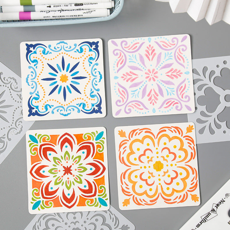 Flowers Bloom Series Art Stencils