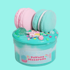 Tiffany Macarons Slime Kit ｜ DIY Slime Kit ｜ Pastel Macaron Charms ｜ Whipped Frosting Texture ｜ Creamy Butter Slime ｜ Food-Inspired Slime Kit ｜ Stress Relief & Sensory Fun ｜ 8 oz Slime | DIY Slime kit | Food Slime Kit